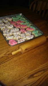 This week Lovina tells the story of her mother's rolling pin, pictured here.