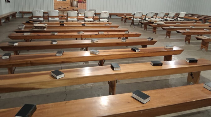 Lovina Shares a Glimpse Into the Communion Service the Eicher’s are Hosting